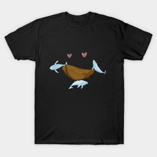 Whales. T-Shirt